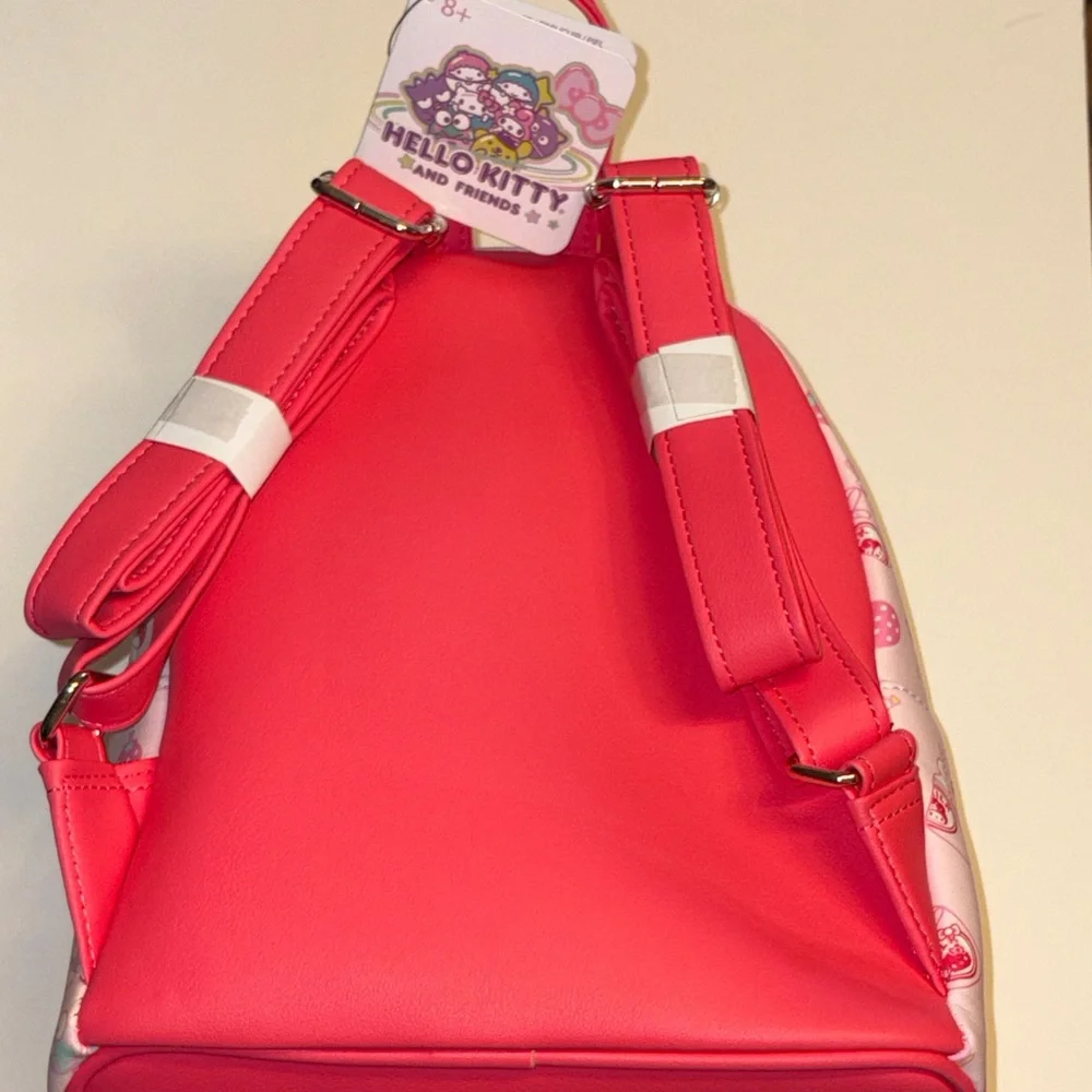 NWT Loungefly Sanrio Hello Kitty Strawberry Milk Mini Backpack